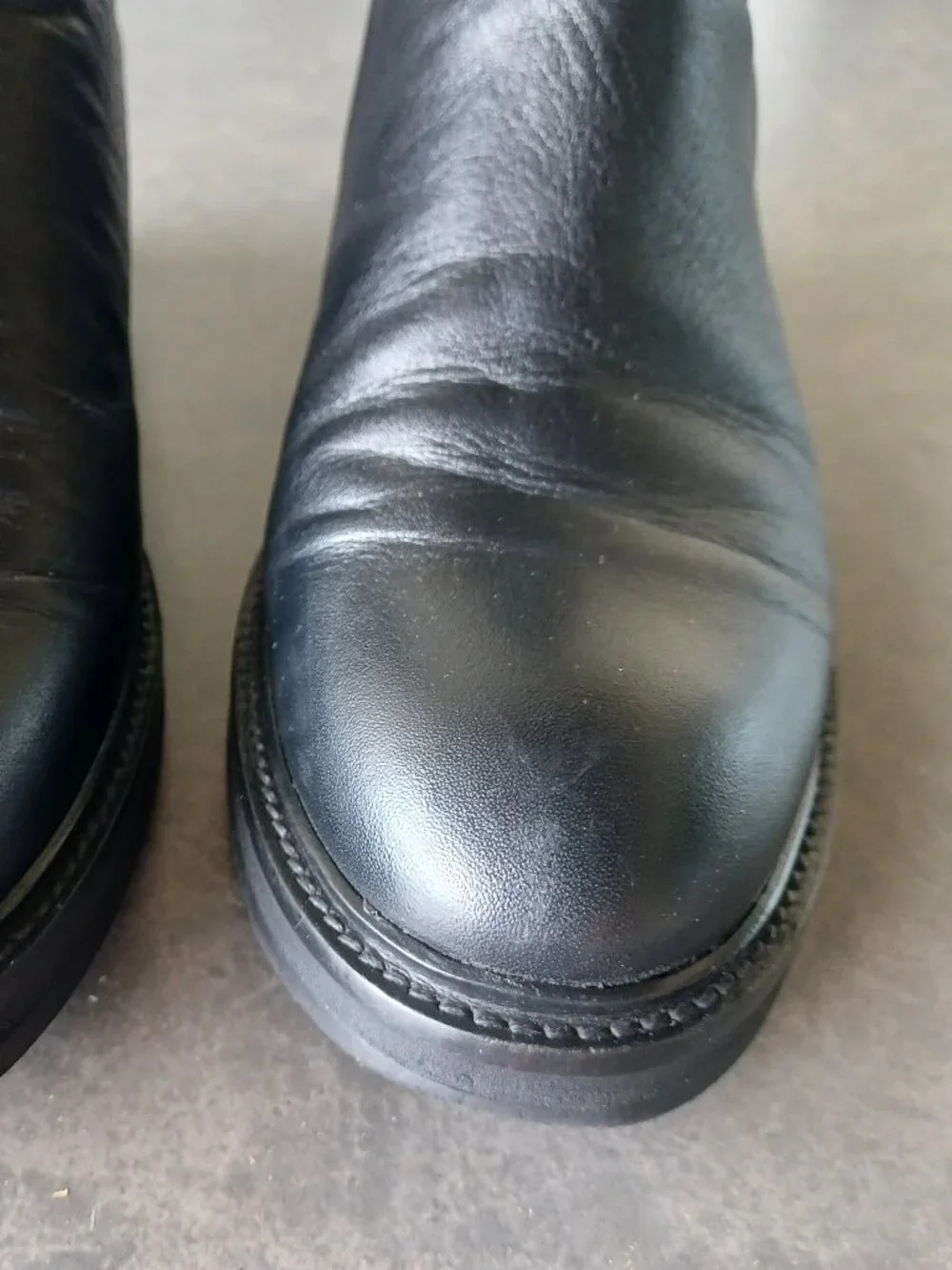 Thursday Boot Co Women's Zip-Up Boot Size 8 Black